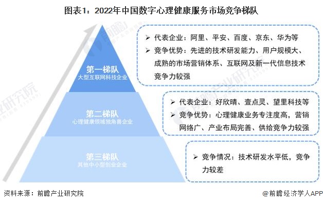 【行業深度】洞察2023：中國數字心理健康服務行業競爭格局及市場份額(附市場集中
